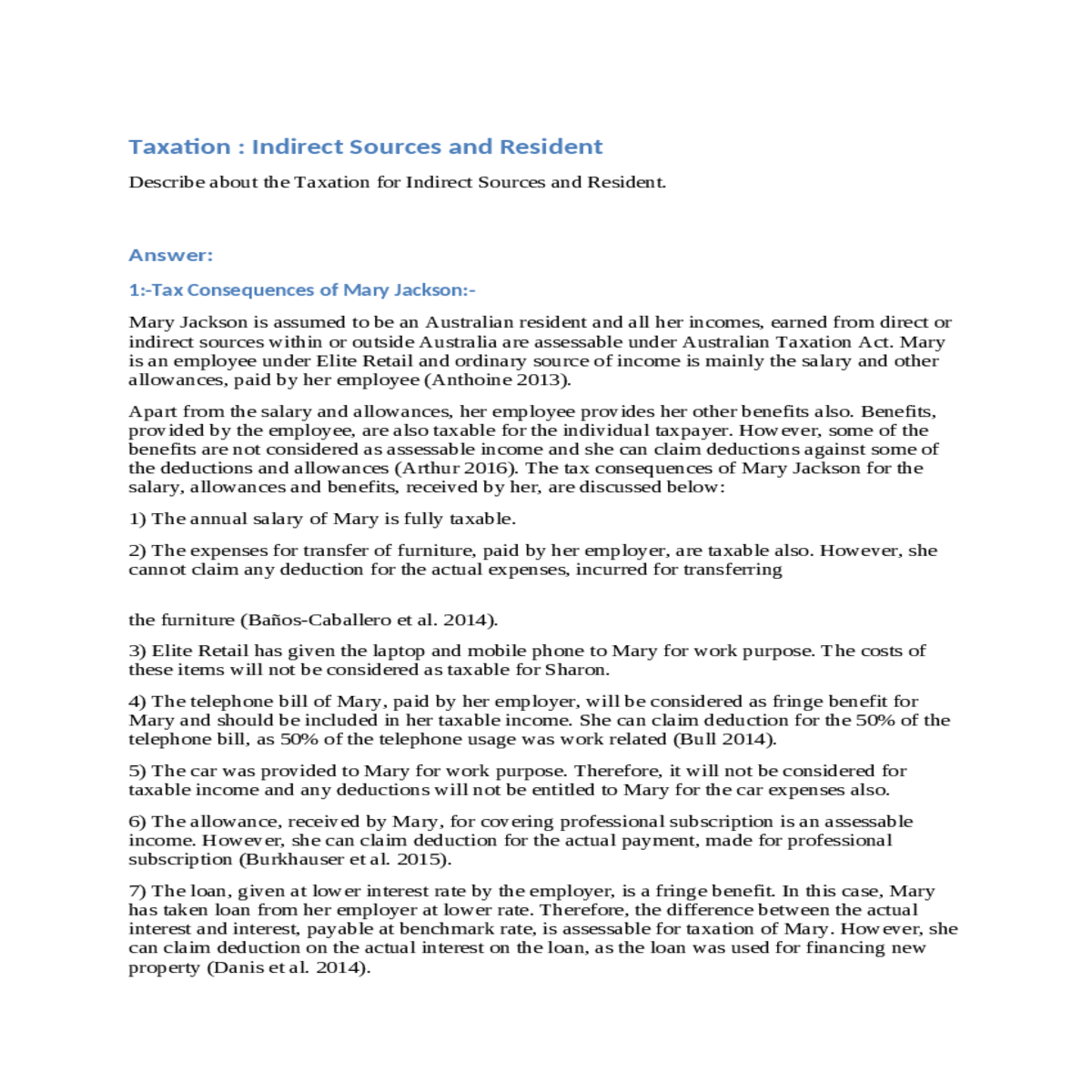 net capital profit under alternative solution 1