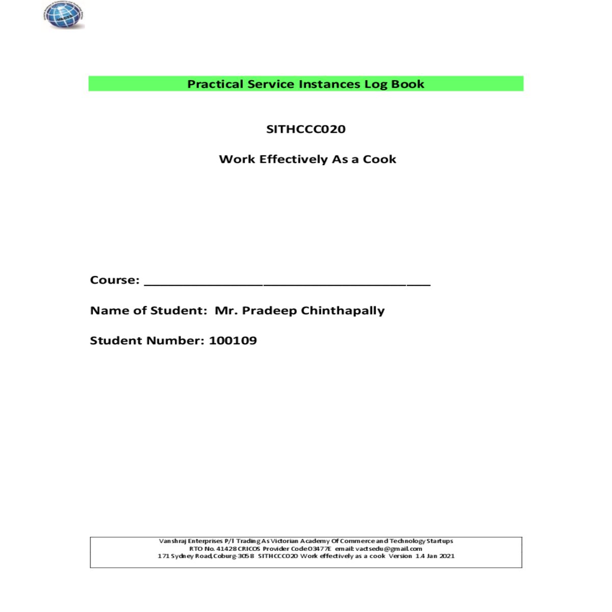 list specific whs considerations template workflow
