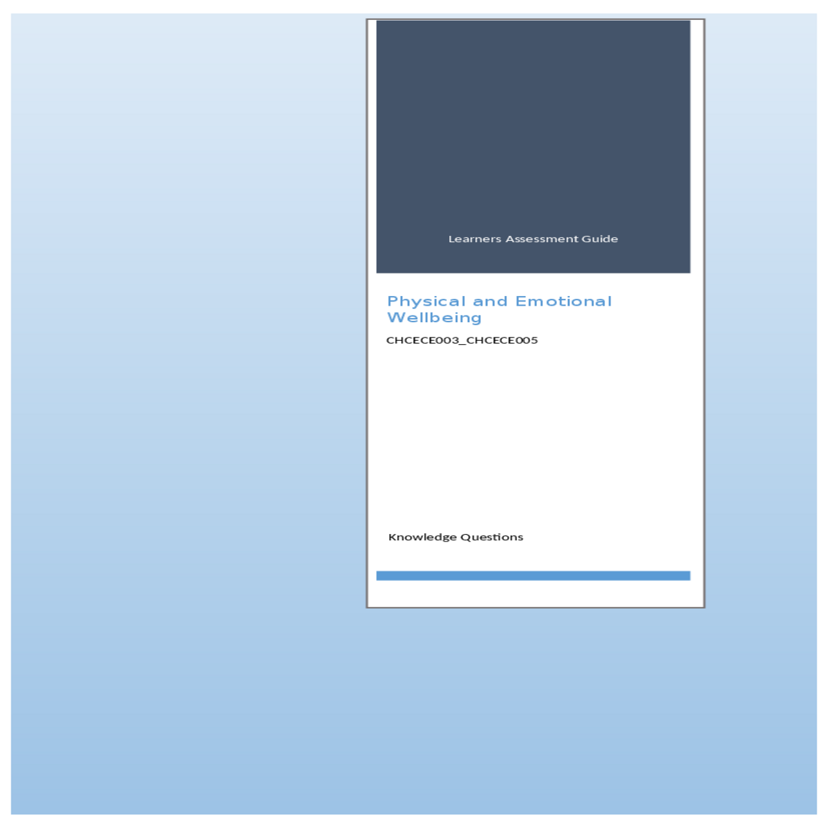 policies and procedures related the care infant