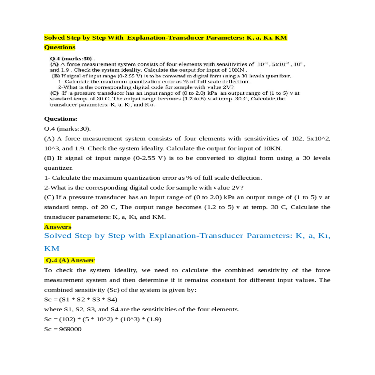 use the formula quantization error where the numbe