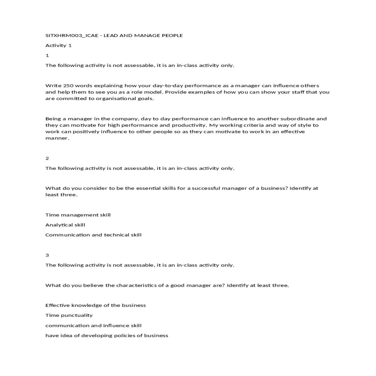 the written rules can the form formal policies and