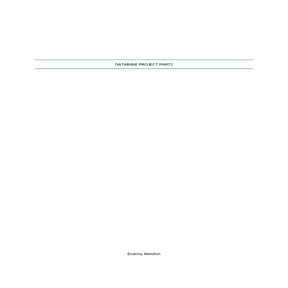 database project part figure the database structur
