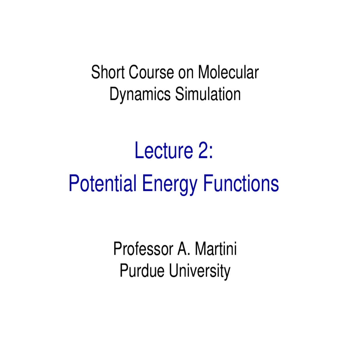 martini purdue universityhigh level course outline