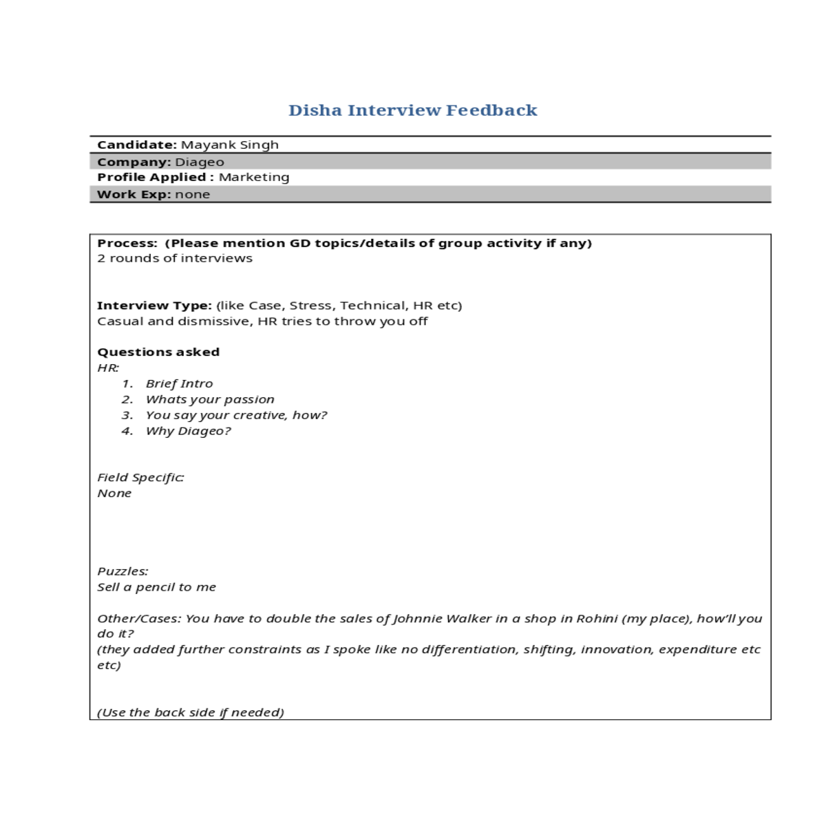 which did repeatedlyhow did you prepare for the in