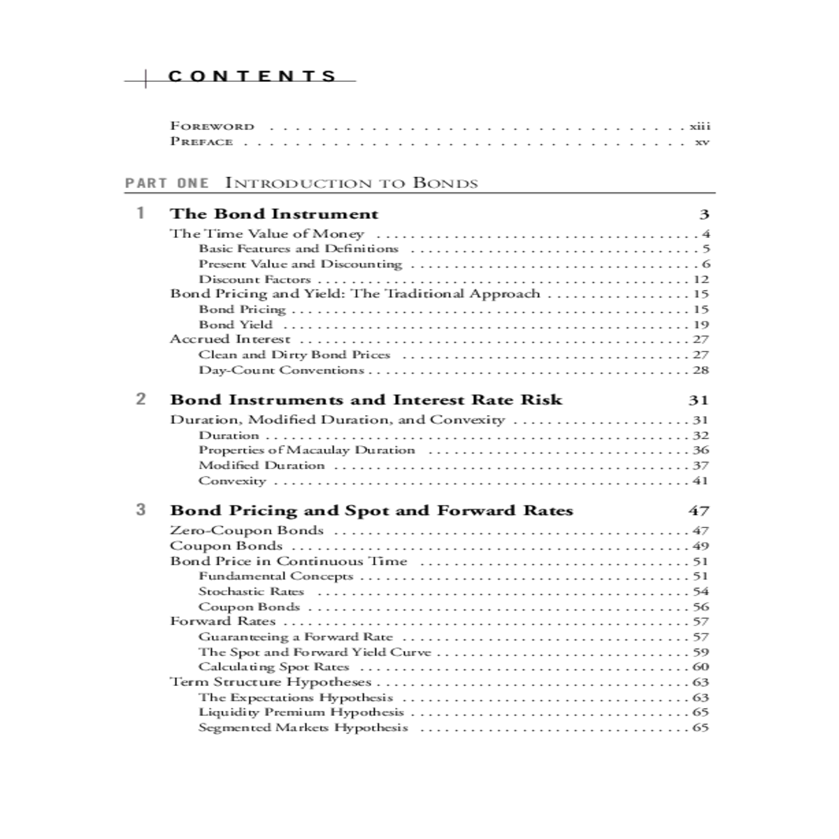 calculating yield and price static cash flow model
