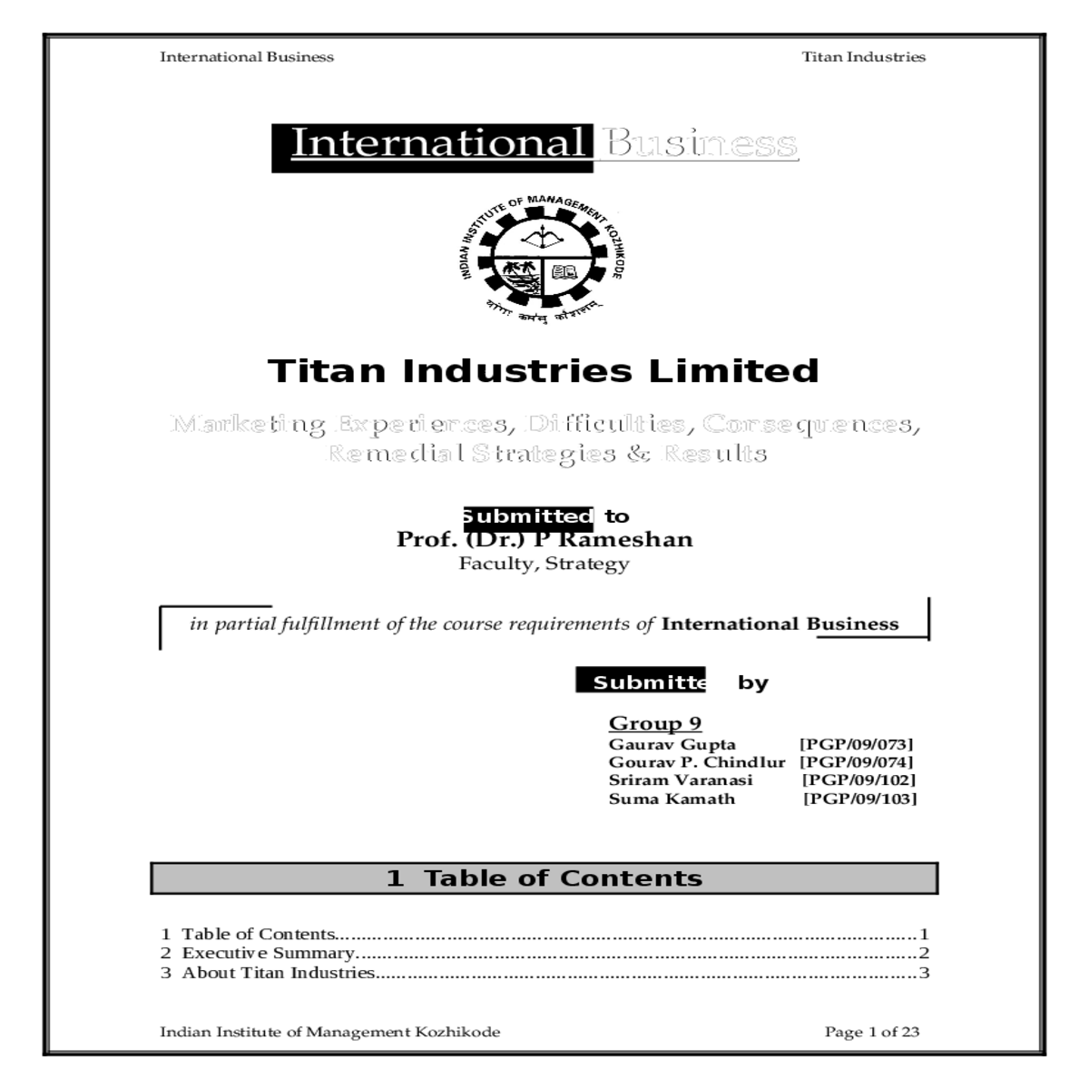 product life cycle analysis