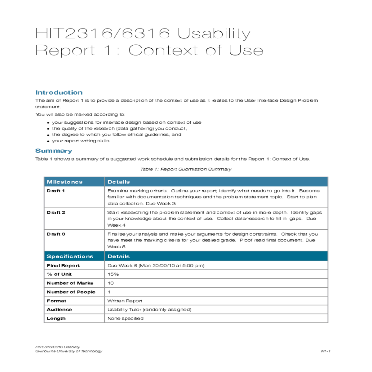 hit report doc will provided your swin email addre