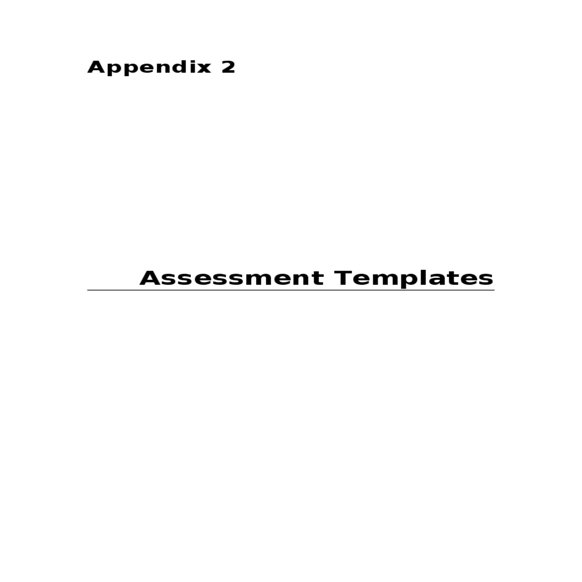 assessment task 3 templates