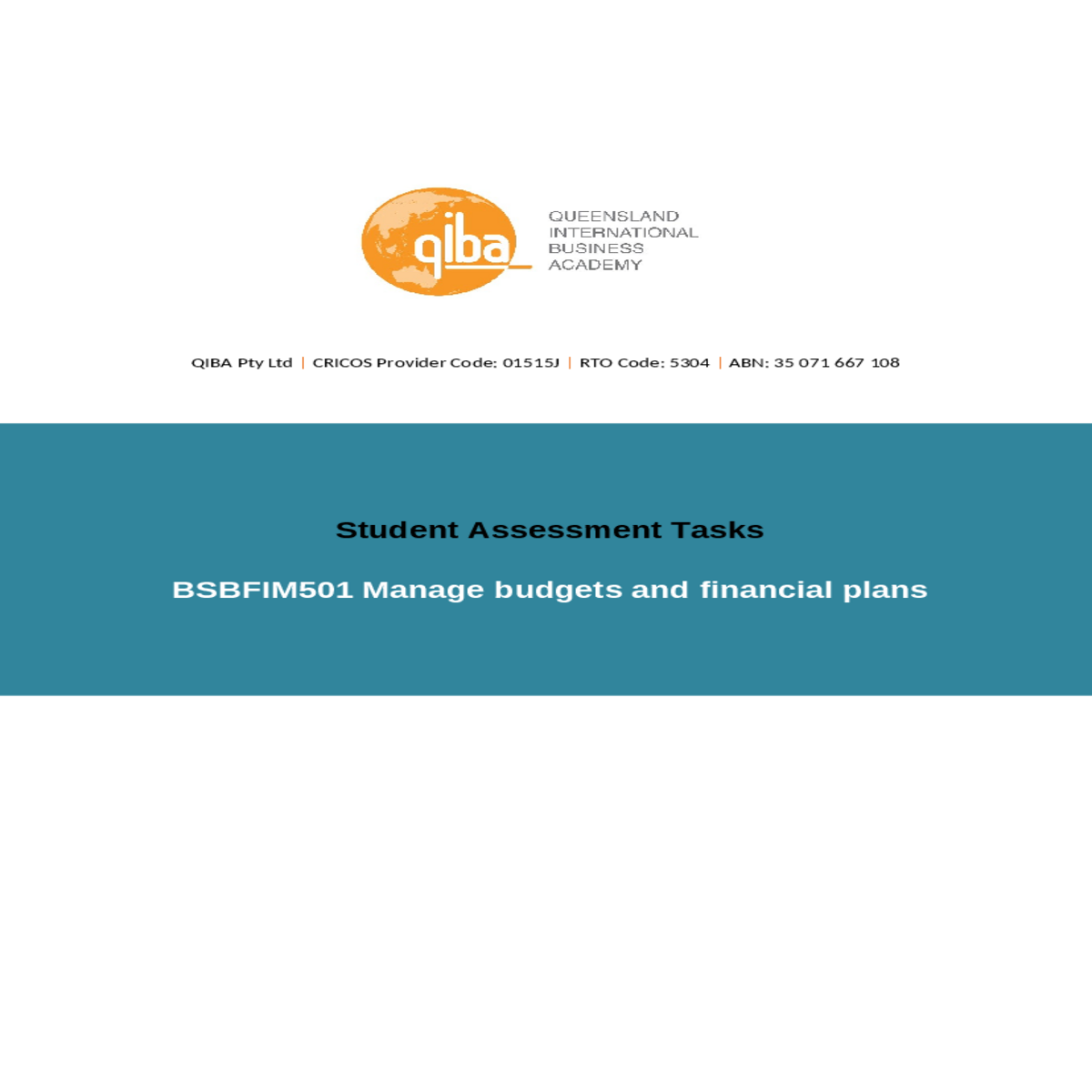print out the assessment task cover sheet