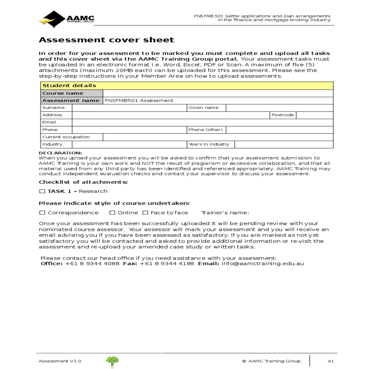 task 1 – research