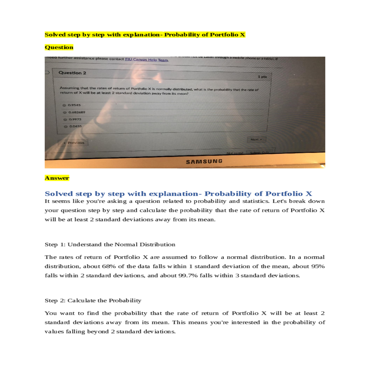 about the data falls within standard deviation the