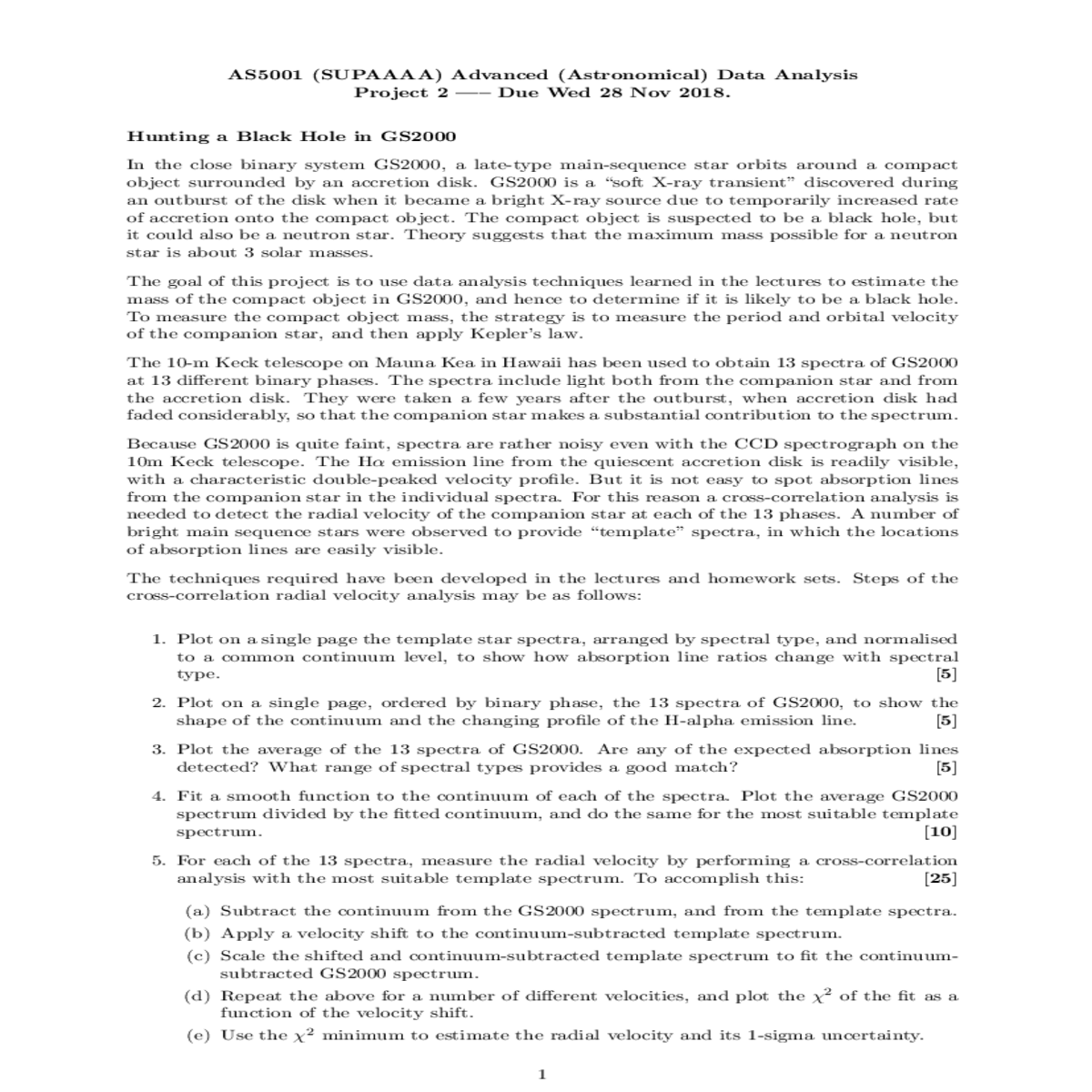 plot single page the template star spectra