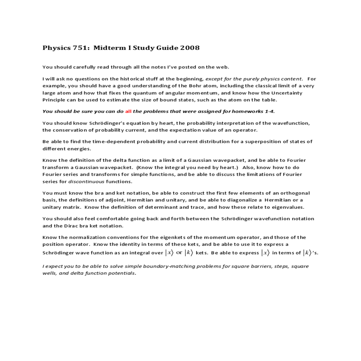 know the definition determinant and trace