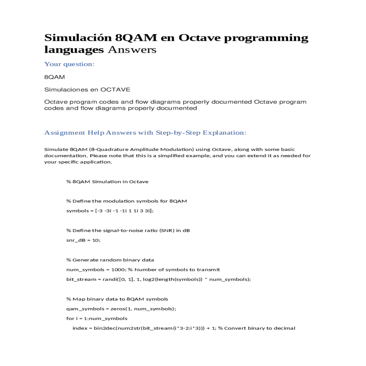 log length num map binary data qam symbolsqam zero