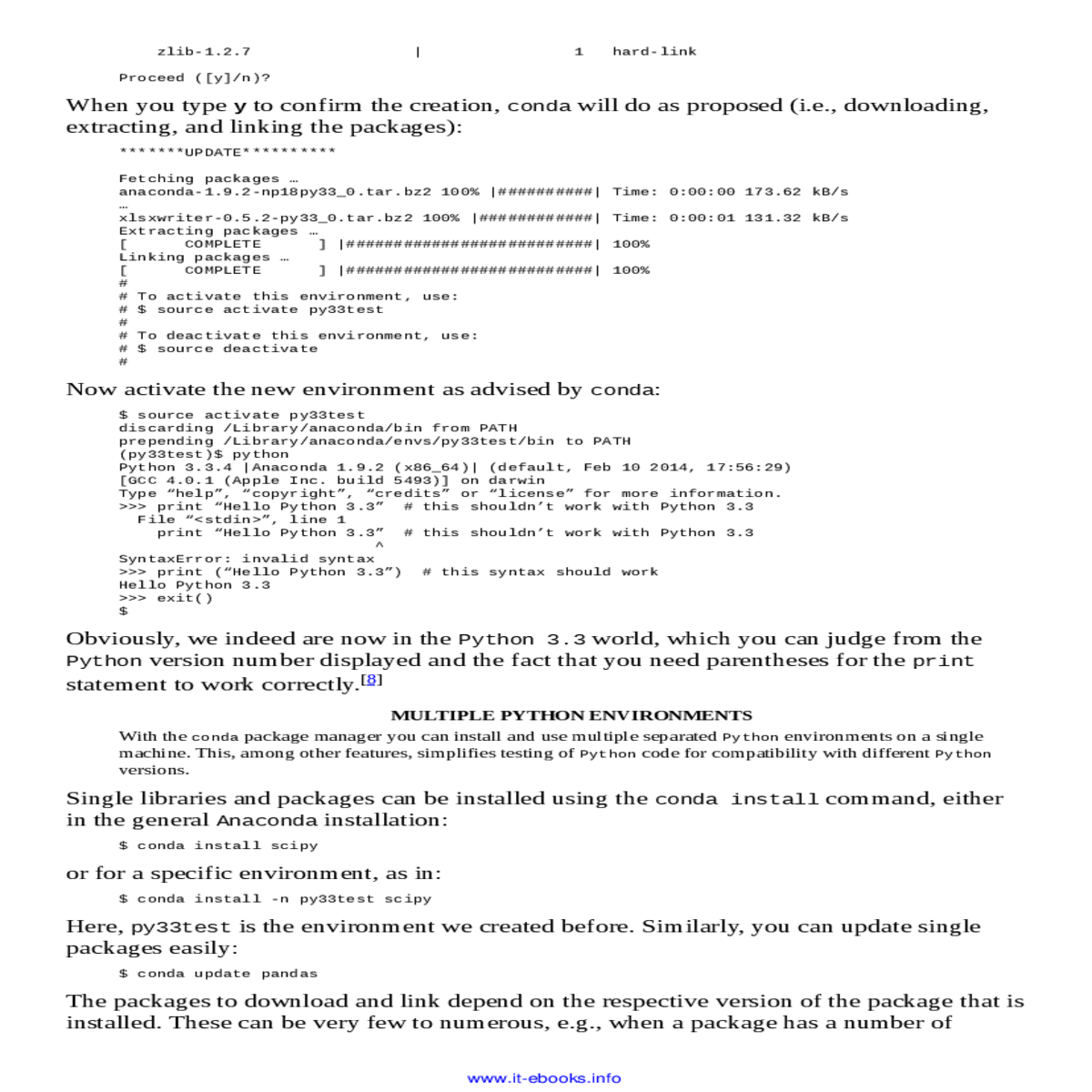 time extractingpackages complete