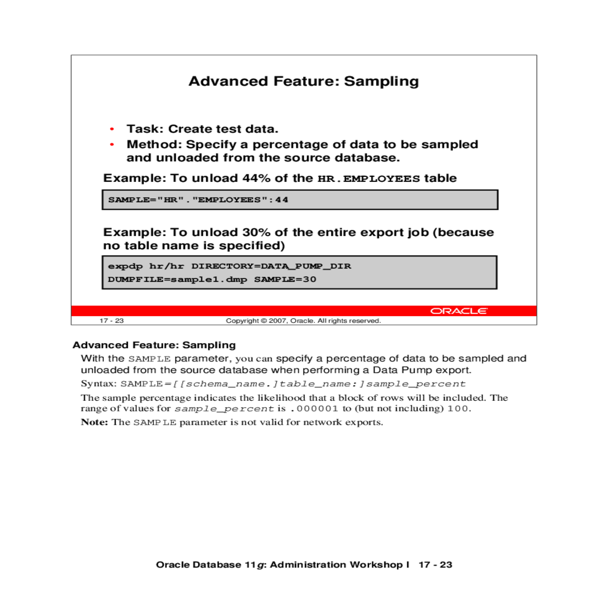 data pump files are accessed relative oracle direc
