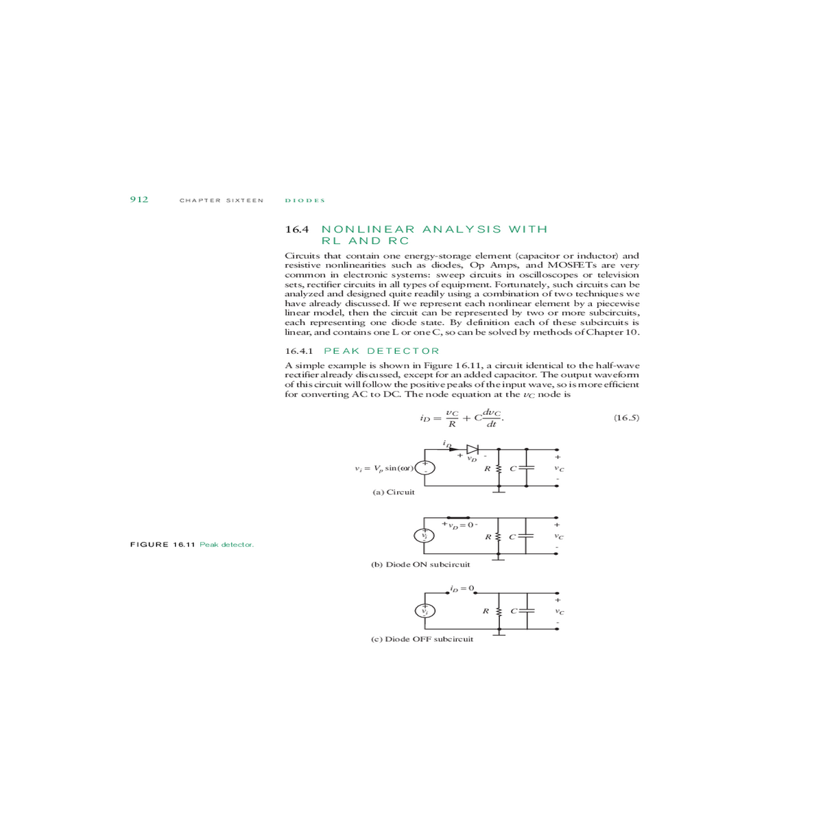 the source charging the capacitor