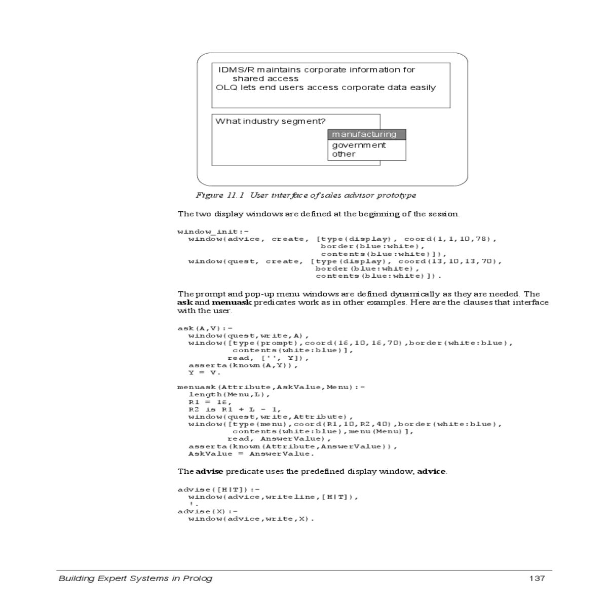 askvalue answervalue advise predicate uses the pre