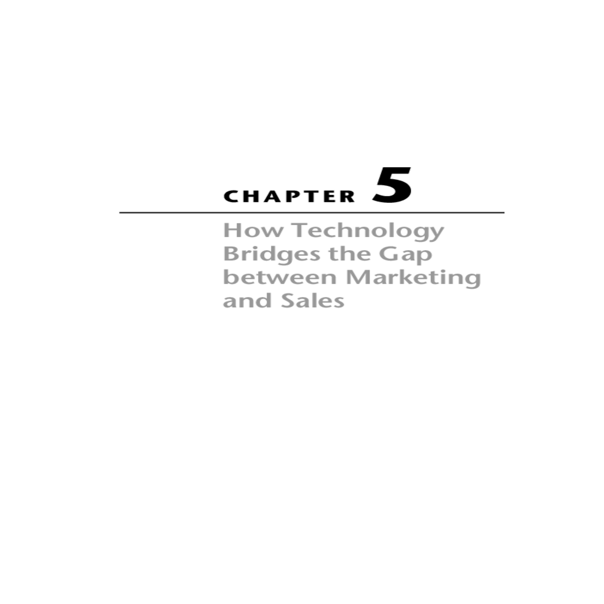 how technology bridges the gap between marketing a