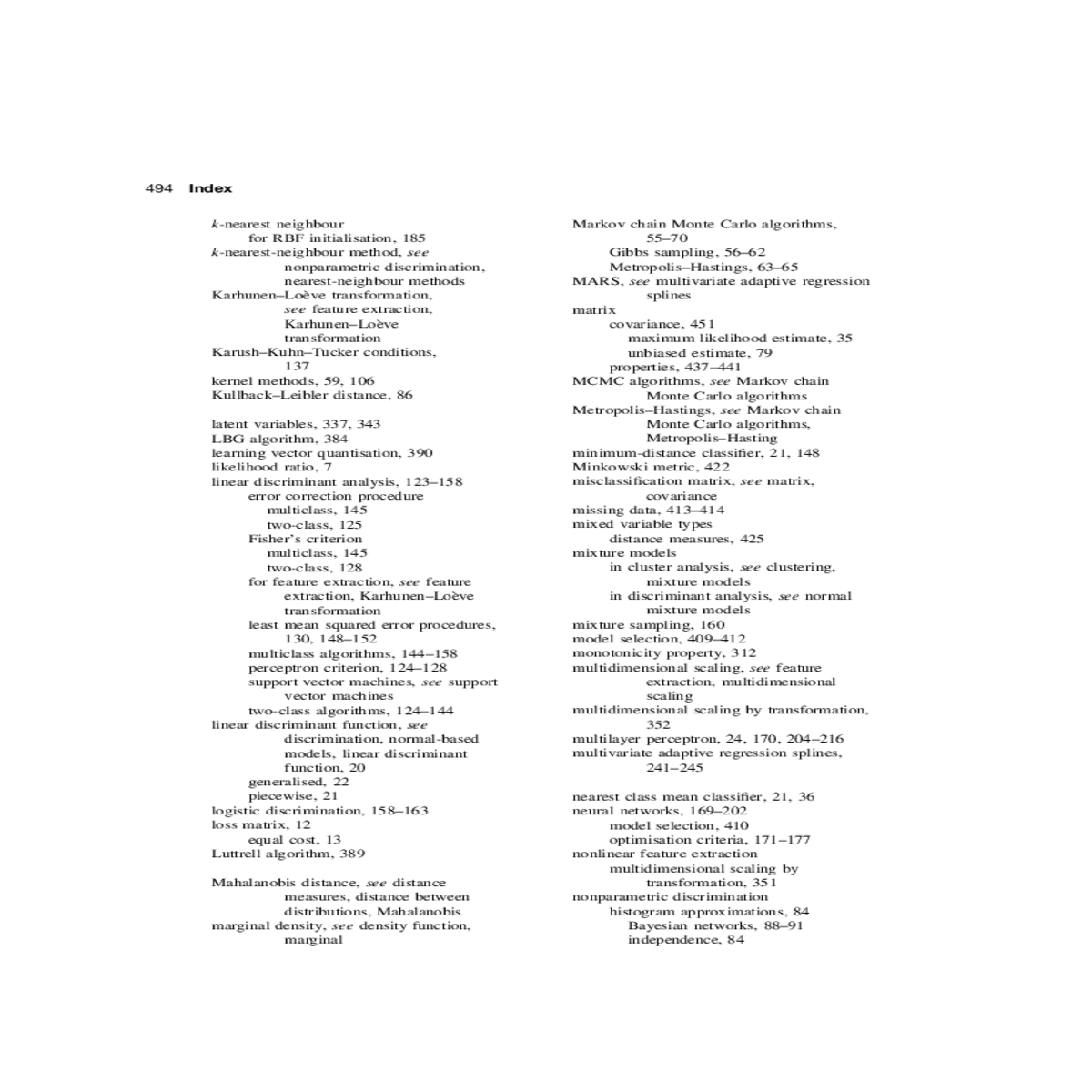 see markov chain monte carlo algorithms