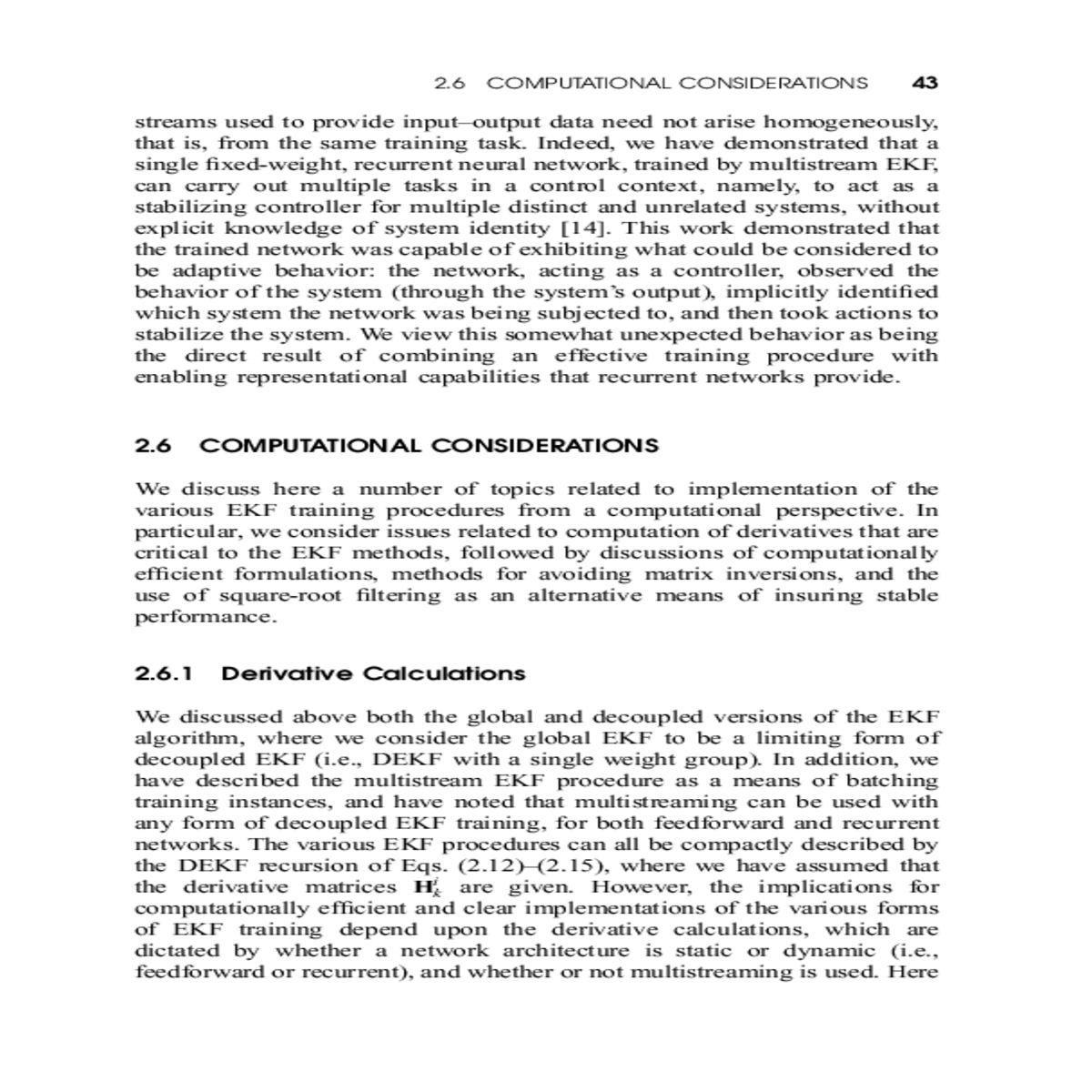 which begins the derivative calculation process