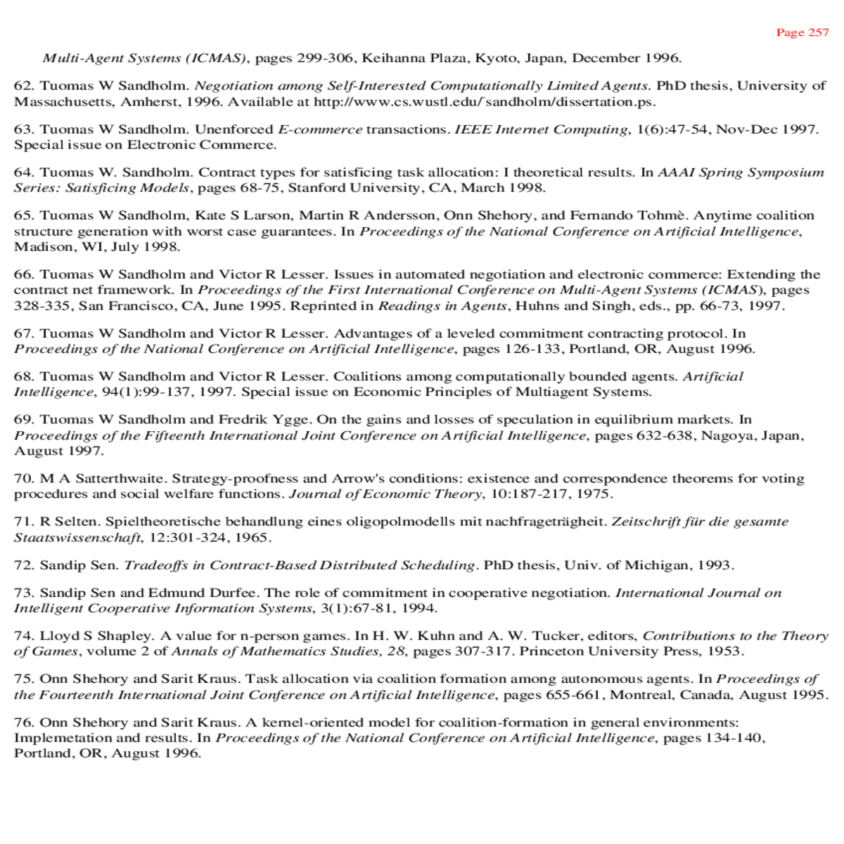aaai spring symposium series satisficing models