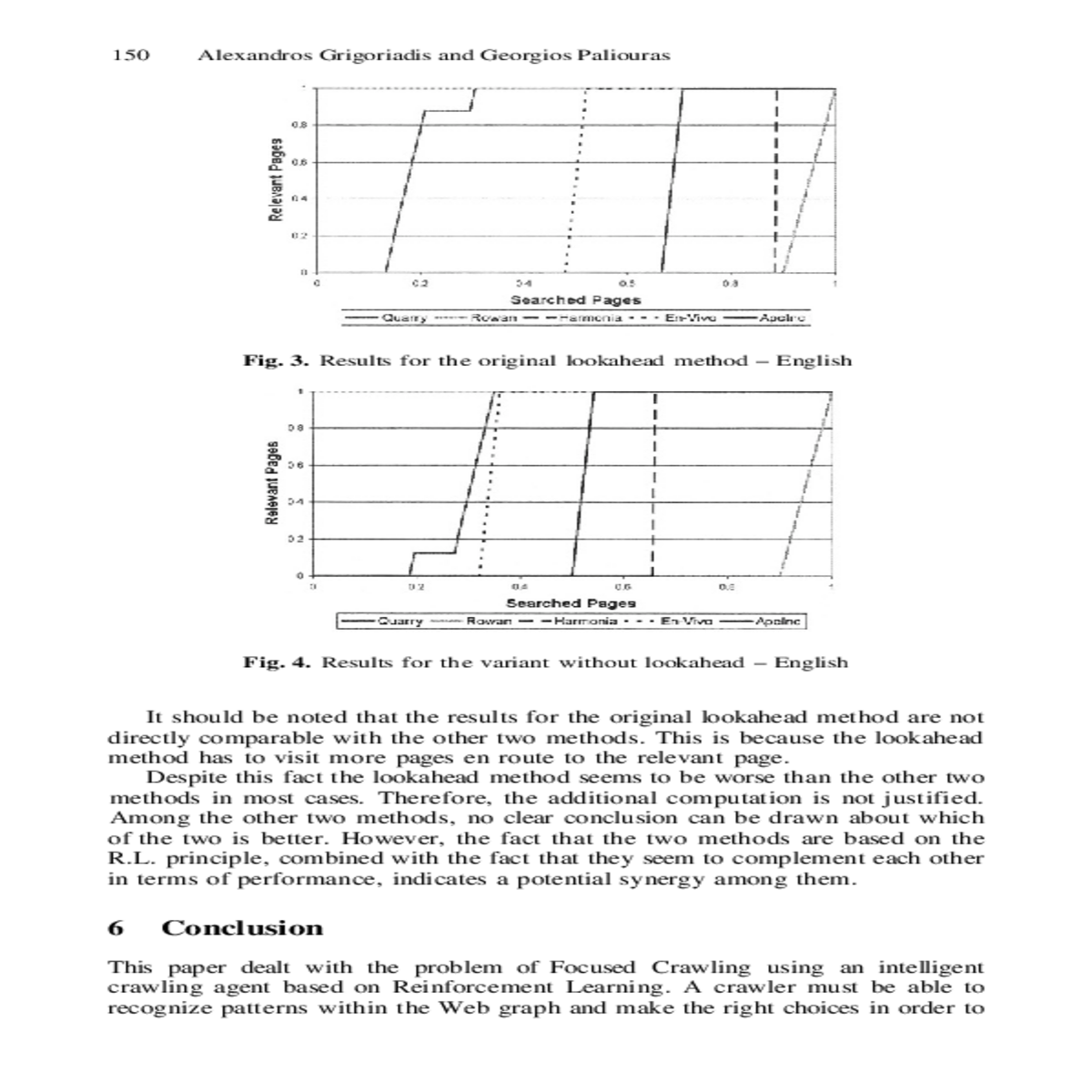 results for the original lookahead method greekfig