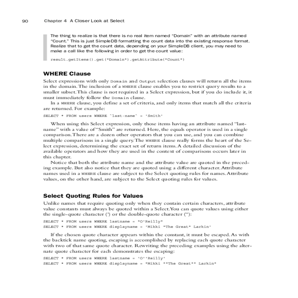the sort attribute not the list requested attribut
