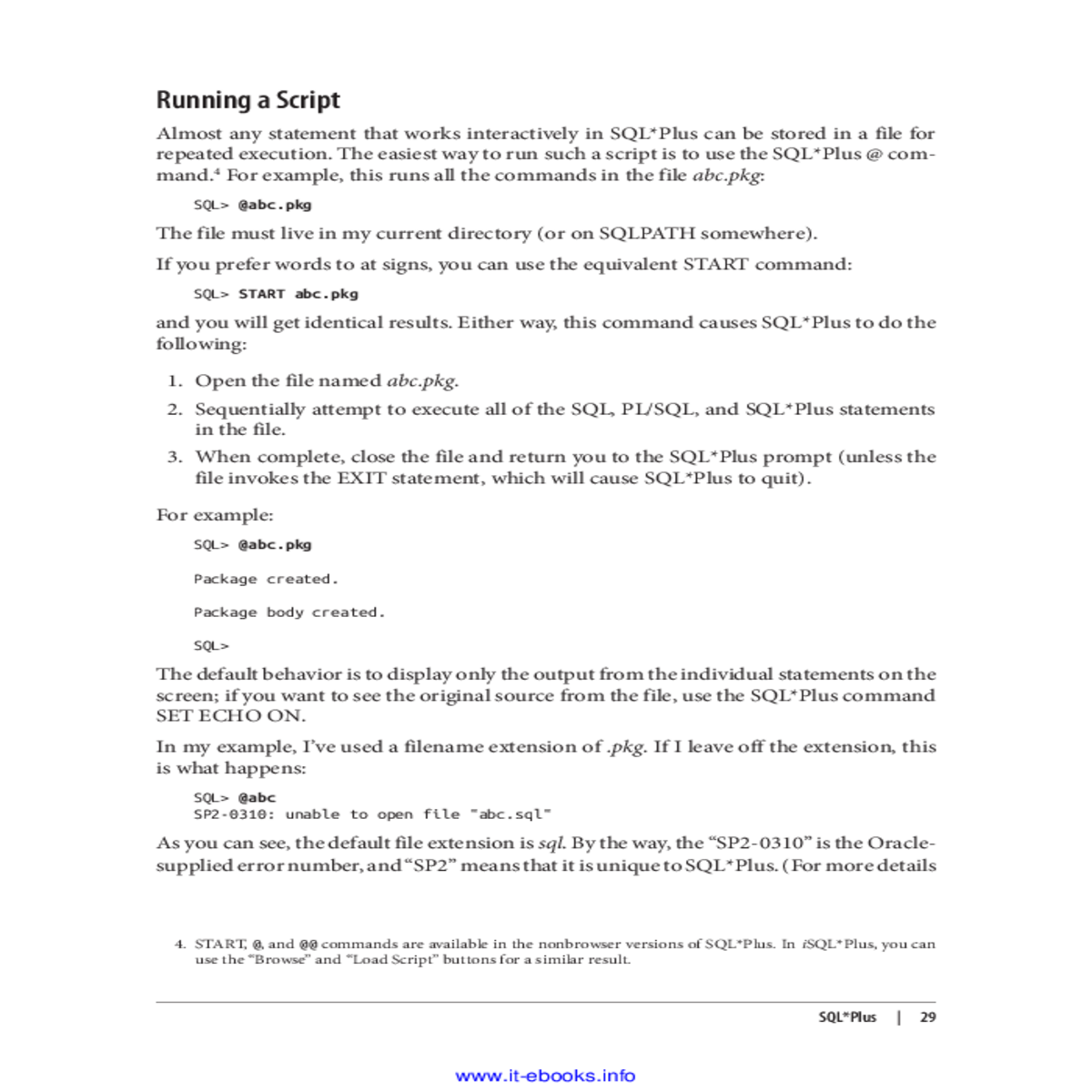 and commands are available the nonbrowser versions