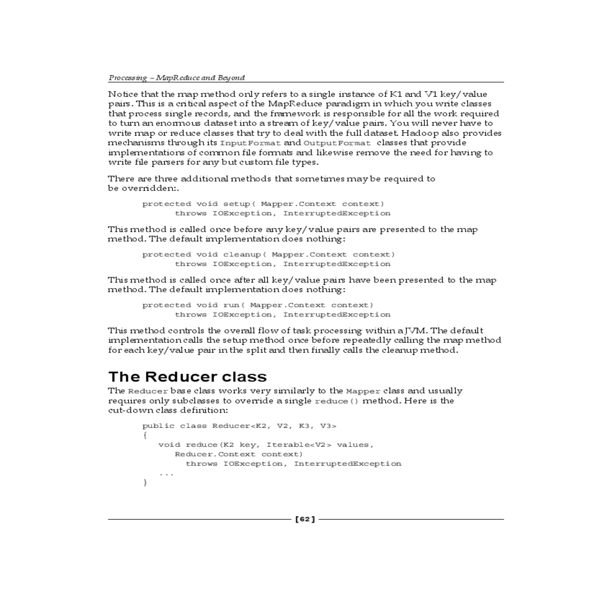the default implementation does nothing void run c