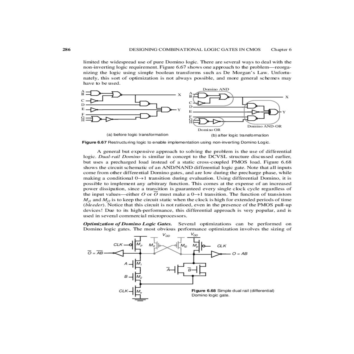 figure shows the circuit schematic and differentia
