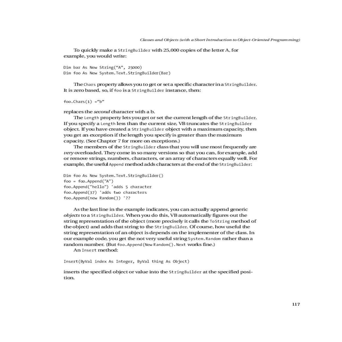 the rationale that the net framework