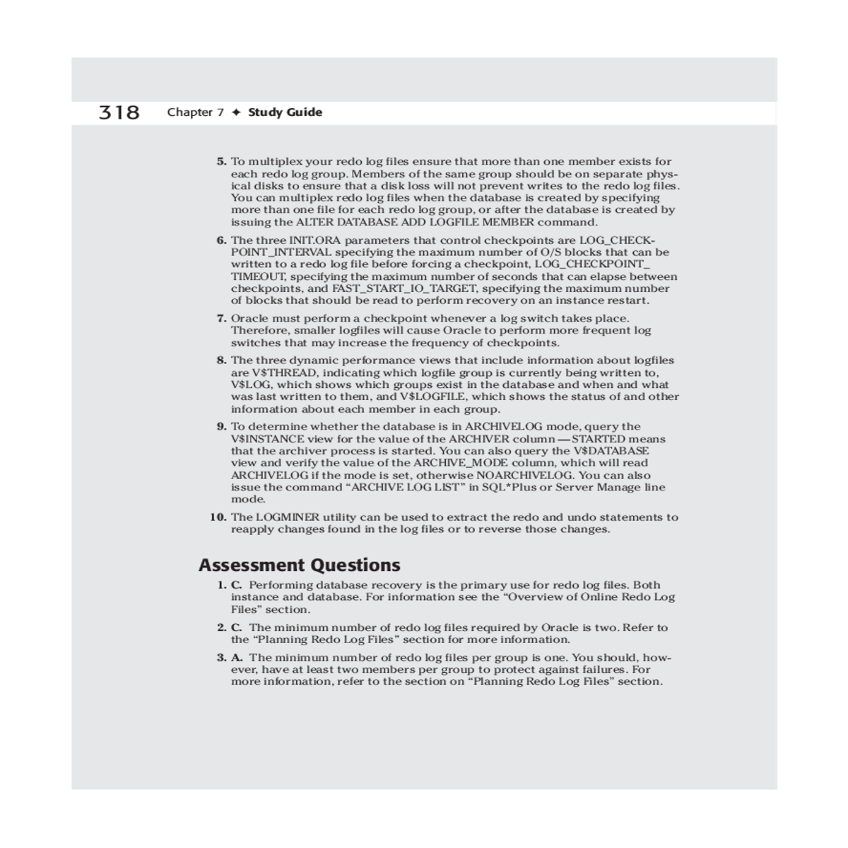 the alter system checkpoint forces manual checkpoi