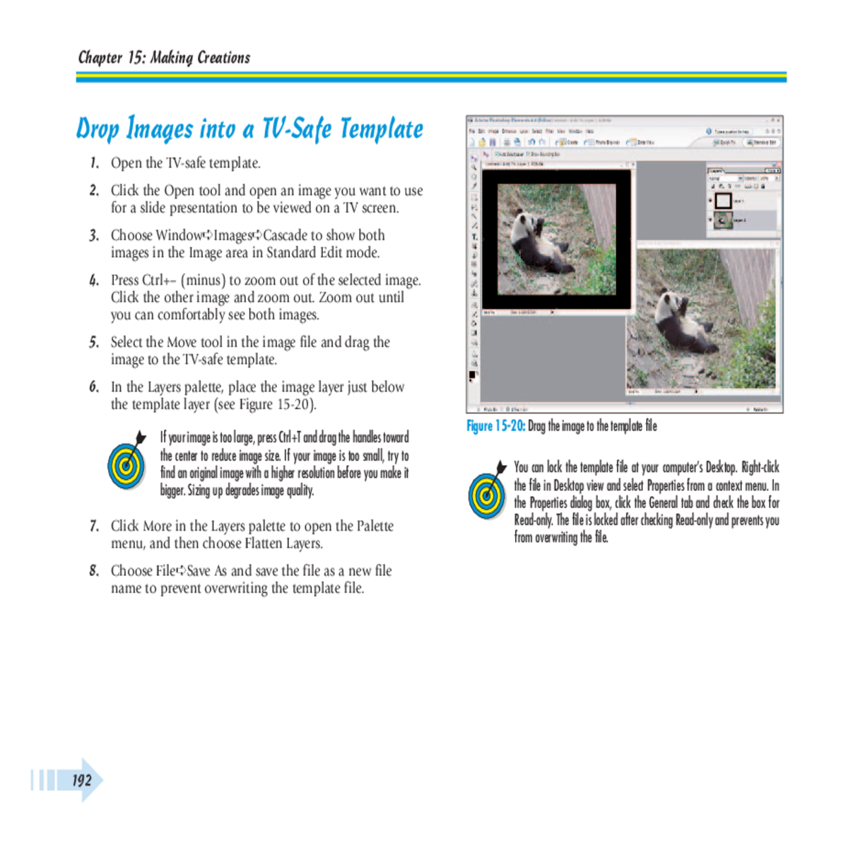 press ctrl and drag the handles toward the center 
