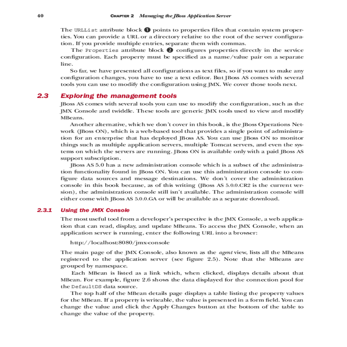 has the same power and flexibility the jmx console