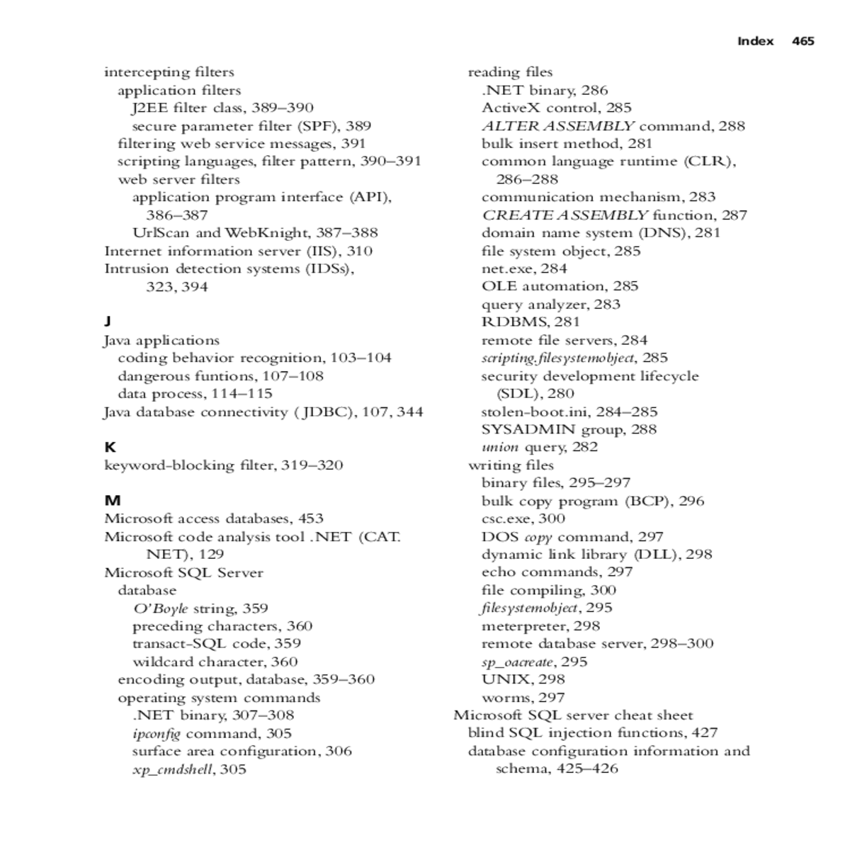 mysql cheat sheet blind sql injection functions