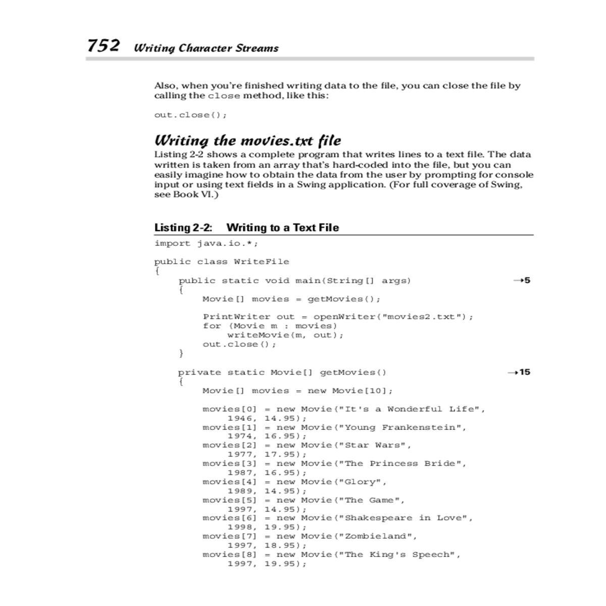 thisclass simply consists three public fields titl