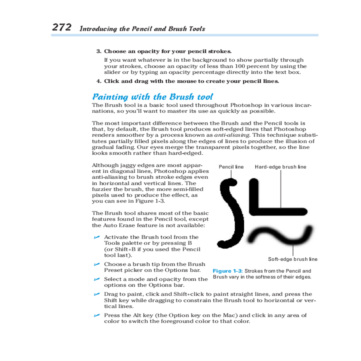 introducing the pencil and brush tools