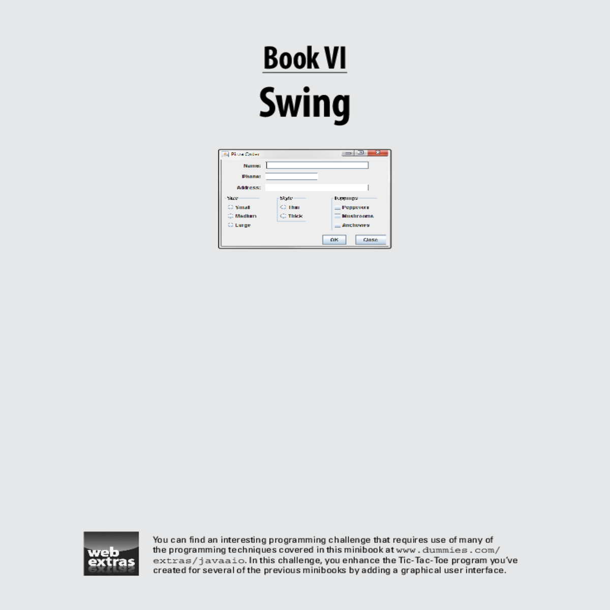 figure shows typical window created with swing