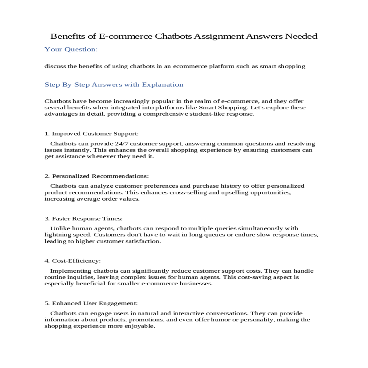 answering common questions and resolving issues in