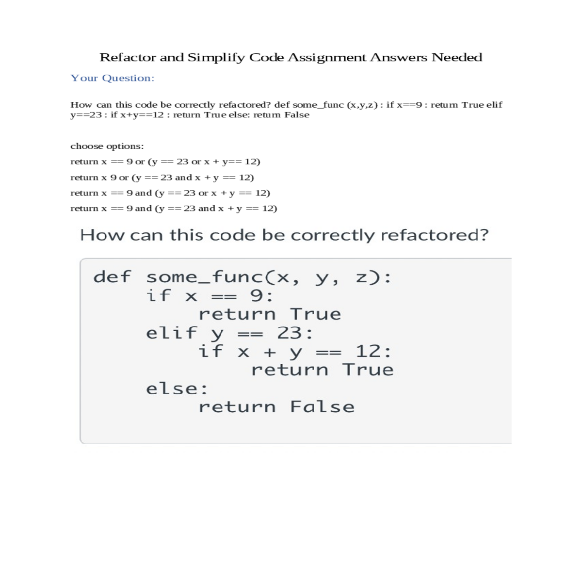step by step answers with explanation
