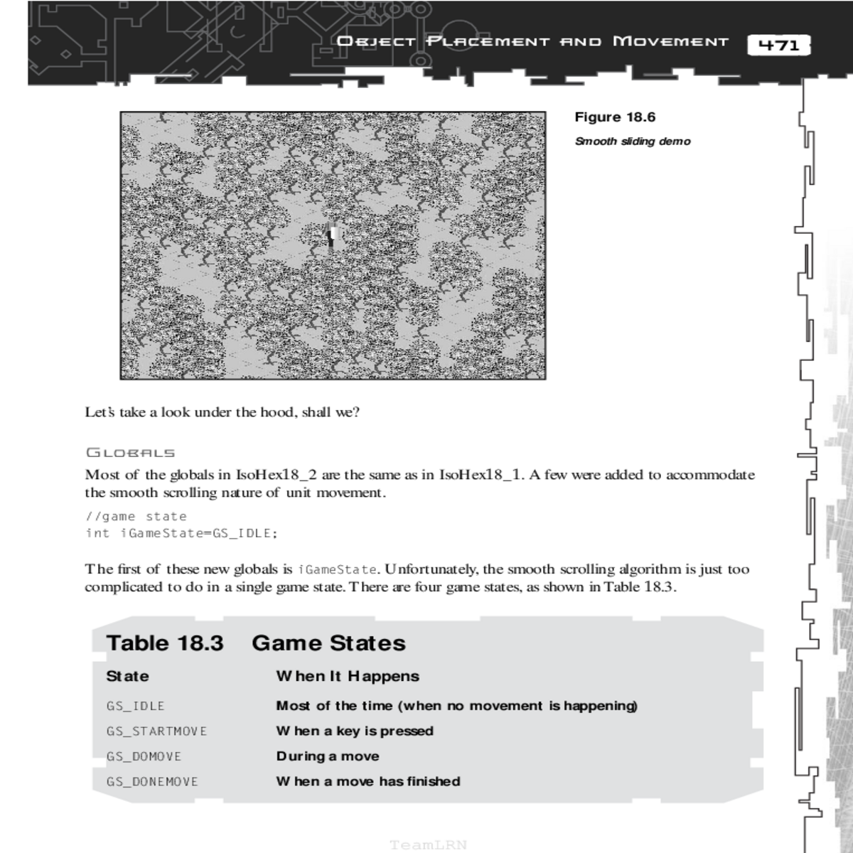 object placement and movement figure smooth slidin