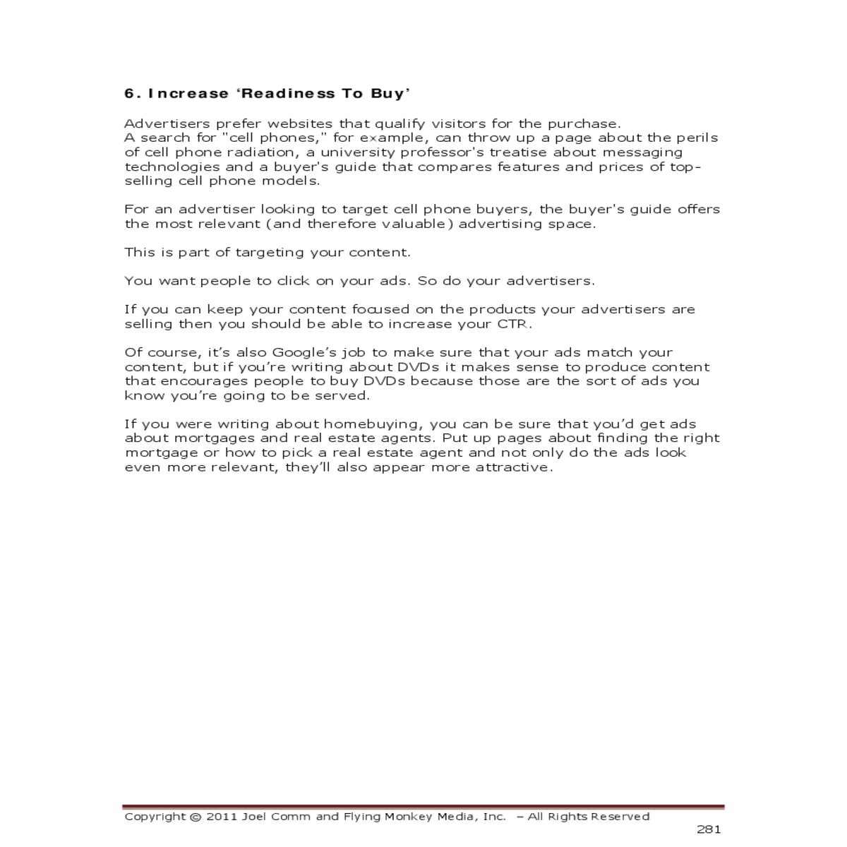 creating different layouts and placements and trac