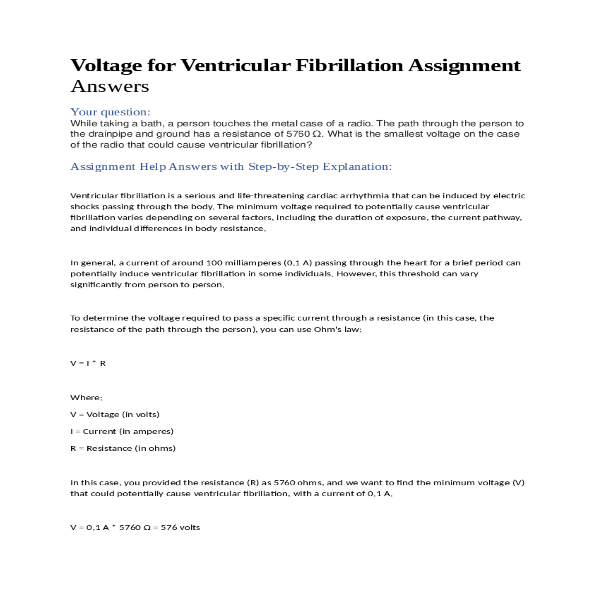 assignment help answers with stepbystep explanatio
