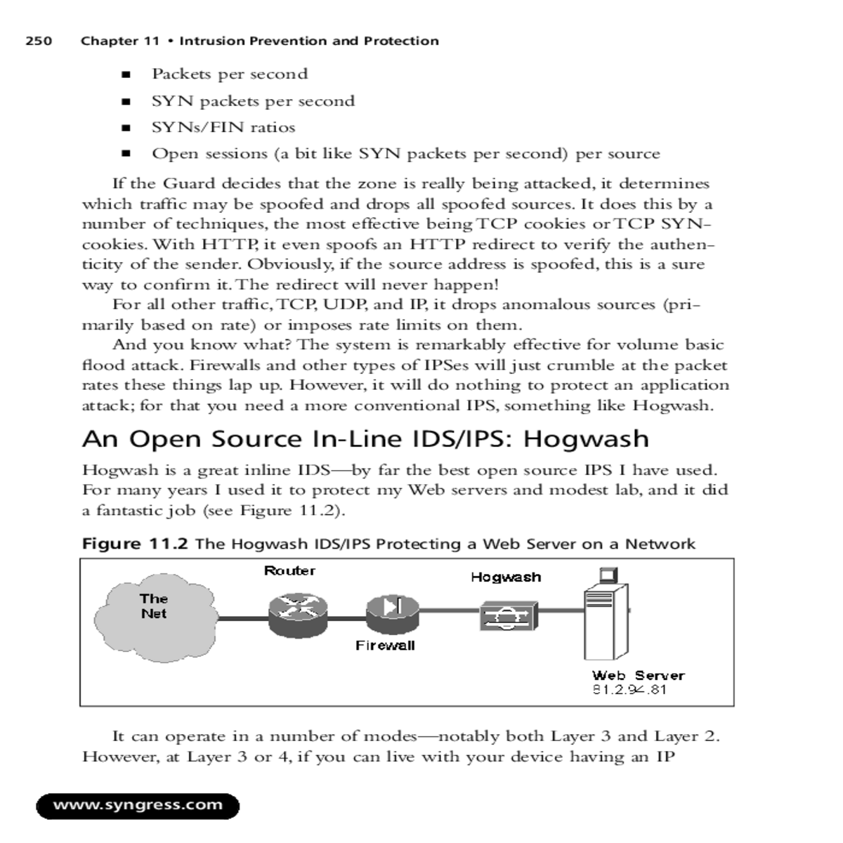 for many years used protect web servers and modest