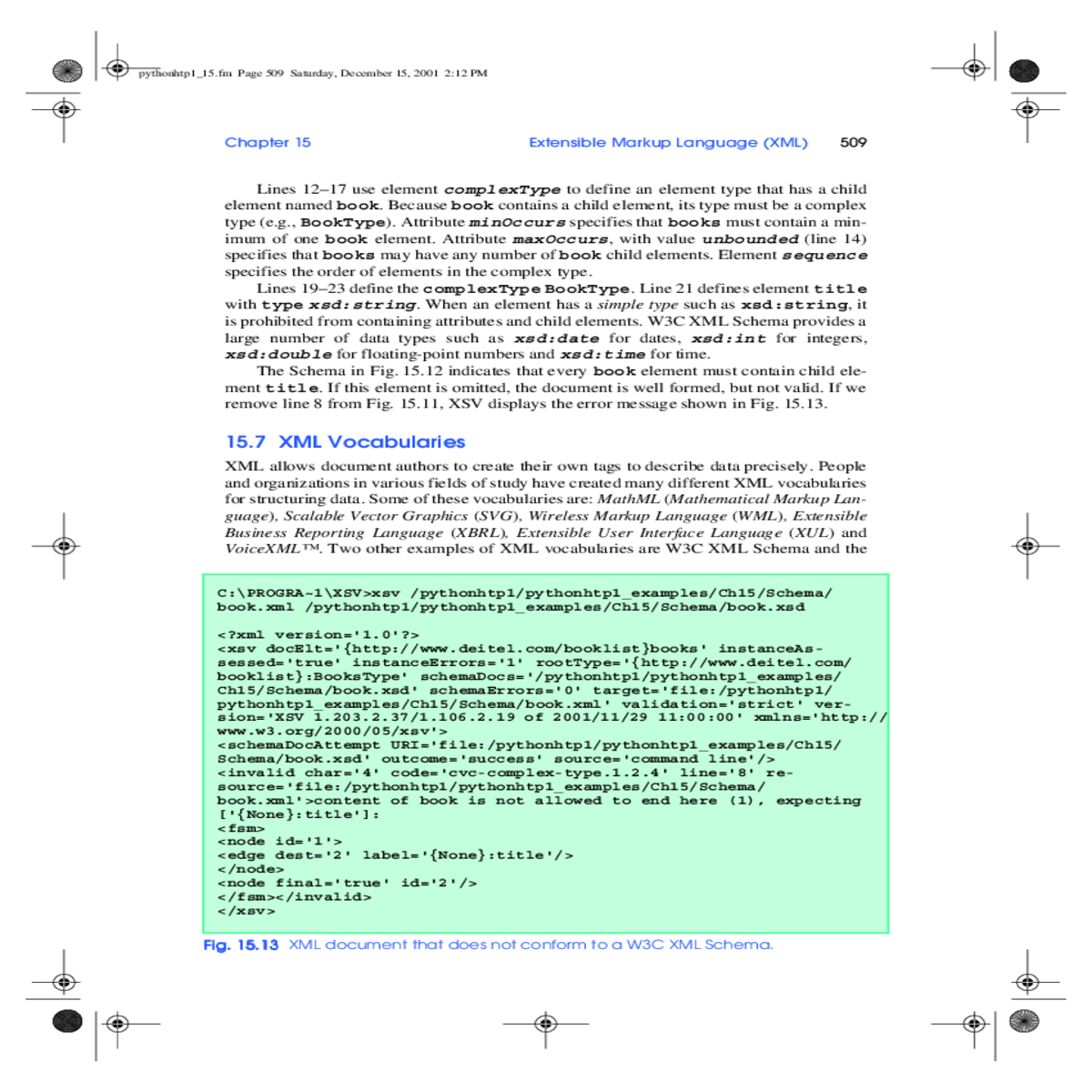xsv displays the error message shown fig