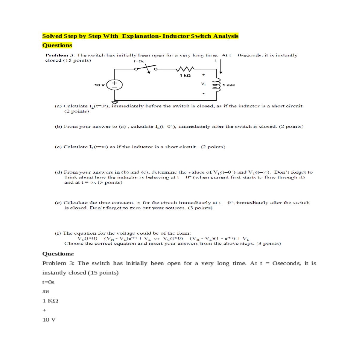 the correct equation for the voltage