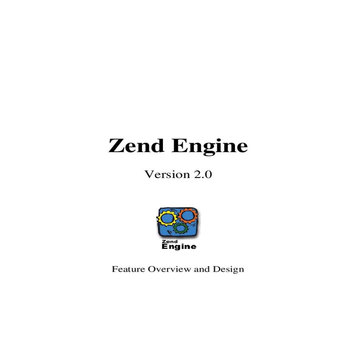 and the base for the zend engine note