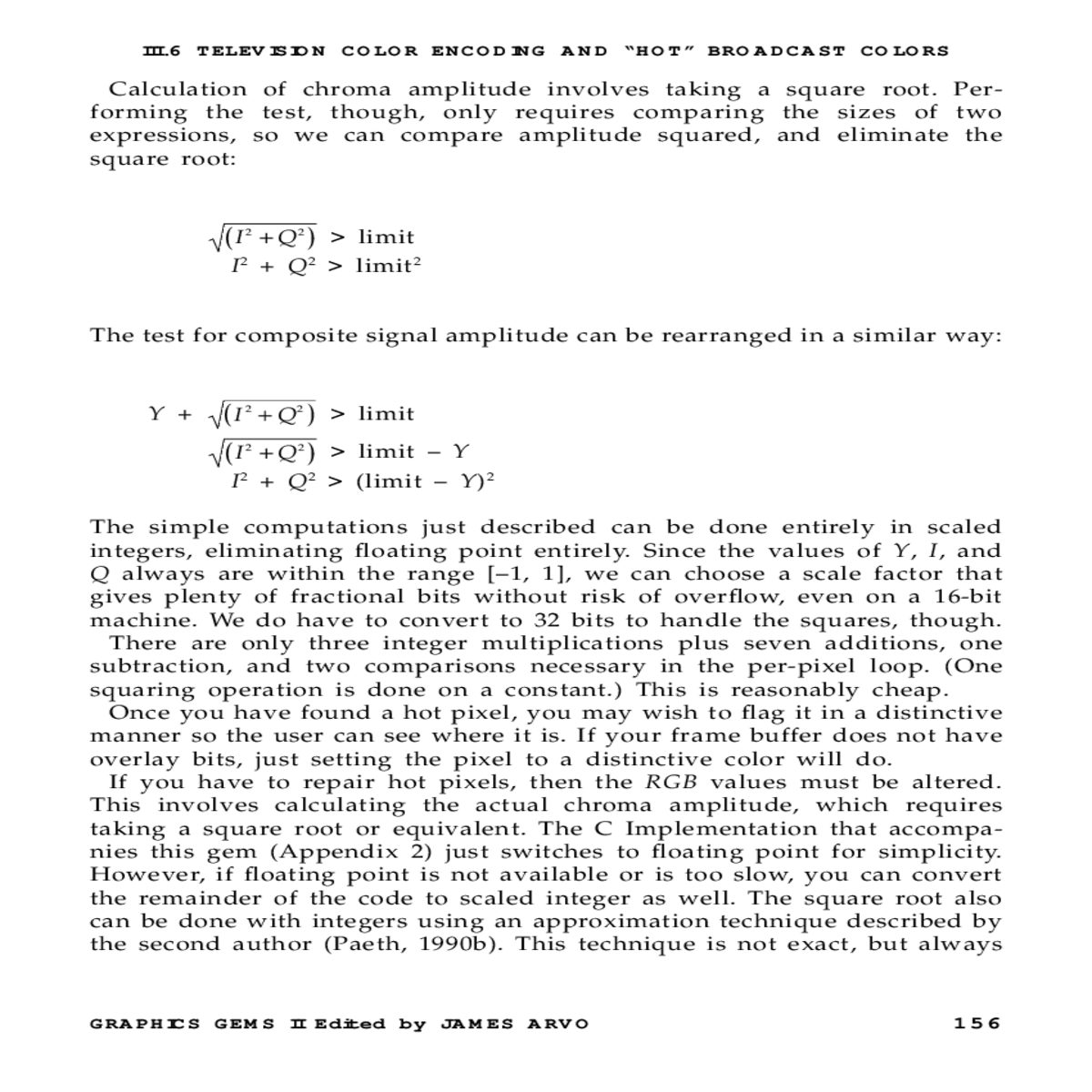 the color encoding matrix and its inverse