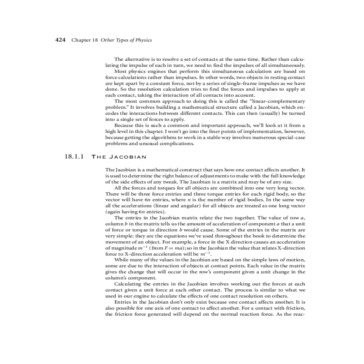 the friction force generated will depend the norma